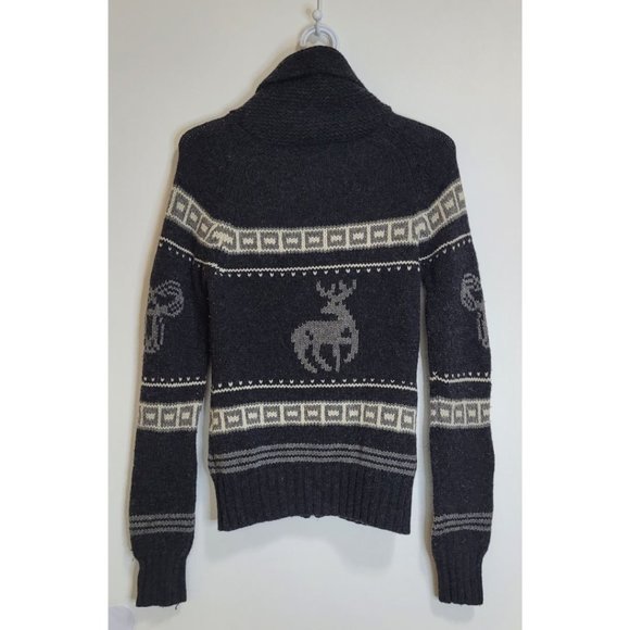 TNA Lambswool Zip-up Sweater - Picture 4 of 4